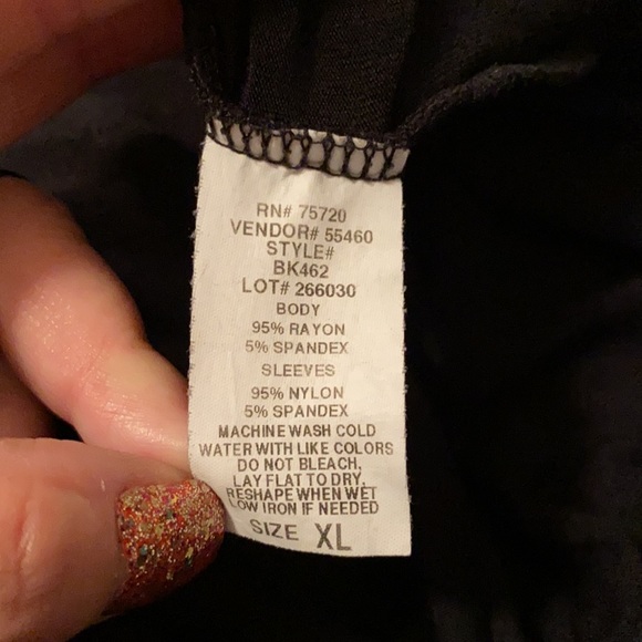 BKE T-shirt with lace sleeves - Picture 5 of 5